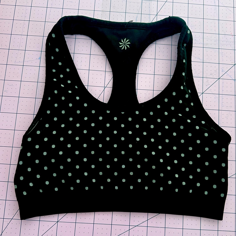 Athleta Polka Dot Sports Bra. XS.